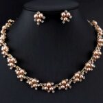 Bridal jewellery set, Wedding Necklace set, pearl jewelry set, bridesmaid jewellery, Pearl Necklace Set, Necklace for Bride