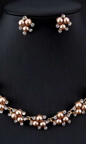 Bridal jewellery set, Wedding Necklace set, pearl jewelry set, bridesmaid jewellery, Pearl Necklace Set, Necklace for Bride