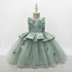 Shiny Dress, Flower Girl Dress, Elegant Girls Dresses, Girls TUTU Dress, Girls Birthday Dress, party dress for girls
