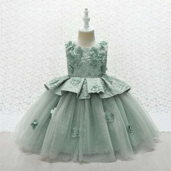 Shiny Dress, Flower Girl Dress, Elegant Girls Dresses, Girls TUTU Dress, Girls Birthday Dress, party dress for girls