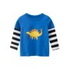Cartoon Dinosaur Long Sleeve T-Shirts for Girls and Boys