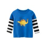 Cartoon Dinosaur Long Sleeve T-Shirts for Girls and Boys