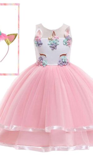 Unicorn Tutu Dress- Unicorn Dress - Unicorn Birthday dress with headband - Girls Unicorn Costume - Girls TUTU Dress - Unicorn Costume