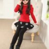 Winter Skirt pants for Girls, Warm Leggings Skirt-pants , Winter Leggings With Skirt, Winter Pants