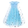 Princess Party Snow Queen Dress With Cloak, Girls Princess Dress, Girls Princess Party Dress, Snow Queen Costume, Princess Costume, Princess Cosplay dress, Girls Birthday Dress