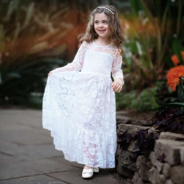 White Wedding Dresses, Boho Lace Flower Girl Dresses, and Bohemian Bridesmaid Dresses - Perfect for Every Special Occasion