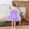 Flower girl dress, Lace Tulle dress, Purple Dress, Girls birthday dress, Girls Tutu Dress, Elegant Girl Dresses, Baby Girl Dress