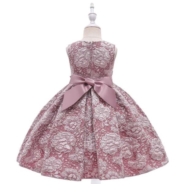 Lace Tulle Princess Girl's TUTU Dress, Bridesmaid Fairy Dress, children Dresses, Formal Ball Gown For Girls , Party Prom Dress