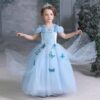 Enchanting Girls Butterfly Princess Dress - Perfect Kids Cosplay & Birthday Outfit