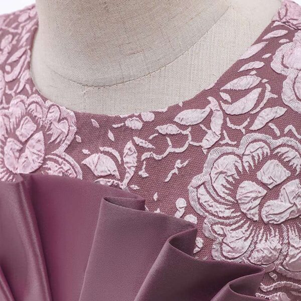 Lace Tulle Princess Girl's TUTU Dress, Bridesmaid Fairy Dress, children Dresses, Formal Ball Gown For Girls , Party Prom Dress