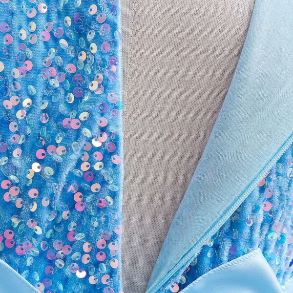 Blue Girl Dress | Princess Dress | Baby Birthday Party Princess Pageant Prom Gown Flower Child Formal Wedding Vestido, LaceTulle Dress