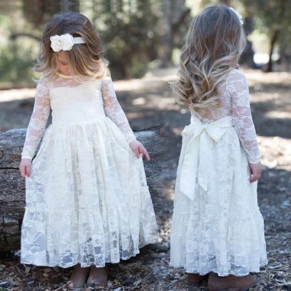 White Wedding Dresses, Boho Lace Flower Girl Dresses, and Bohemian Bridesmaid Dresses - Perfect for Every Special Occasion