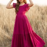 Princess Girls Lace Cotton Long Dresses, Long Maxi Dress, Long Lace Flower Girl Dress, Long Dresses, Girls Birthday Dress, Girls Long Dress