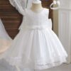 Christening gown, flower girl dress, Girls church dress, Baptism dress for baby girl, Toddler White dress, Baby Girls White Dress