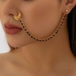 Nose Chain | Nose to Ear Chain | Face Chain| Nose Chain Earring | Nose Cuff Chain | Clip on Nose Chain