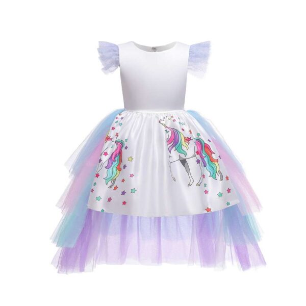Unicorn Party Dress, Girls Unicorn Dress up, Girls Dress, Girls Birthday Dress, Unicorn Costume, Girls Unicorn Outfit, Unicorn Dress For Girls