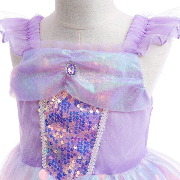 Little Mermaid Princess Cosplay Mermaid Dress, Girls mermaid party Dress, Mermaid Dress for birthday, girls birthday dress, Mermaid Outfit, Mermaid costume