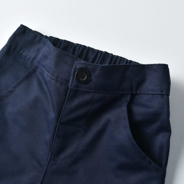 Boy Formal Outfit Set: Long-Sleeved Shirt, Bow Tie, Vest, and Trousers - Ideal for Parties & Birthdays - High-Quality Cotton Toddler Clothing