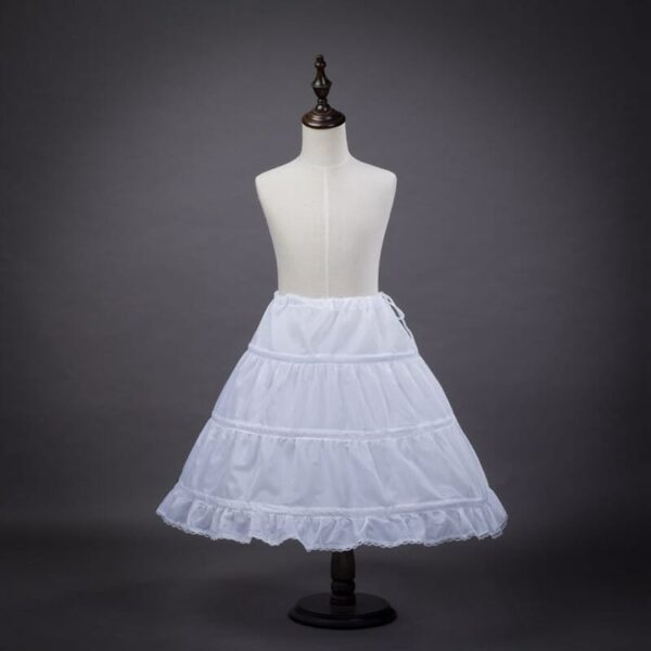 Hoops Flower Crinoline Lace Skirt Petticoat Princess Skirt, Girls Hoop Skirt, princess Dress Petticoat Crinoline