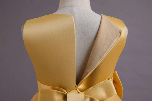 Elegant Girl Dresses, Sequins Princess Dress Baby Girl Birthday Party Flower Bow Prom Gown