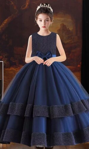 Girls Princess Dress, Girls' Long Dress, Flower Girl Dress, Party Dress, Girls Birthday dress, Lace Tulle Dresses, ball gown