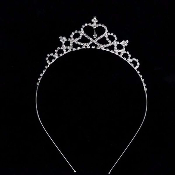 Crystal Rhinestone Crown Hair Bands For Kids Girl Headband Wedding Prom Tiaras Hair Jewellery Accessories