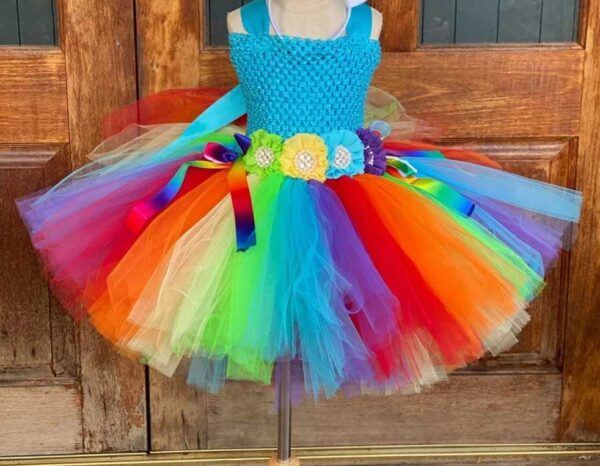 Rainbow Dress, Unicorn Tutu Dress, Girls Unicorn Dress, Girls Rainbow Dress, Unicorn Birthday dress, Unicorn Party Dress