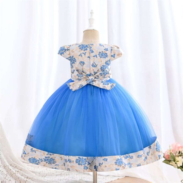 Elegant Girl Dresses, Sequins Princess Dress Baby Girl Birthday Party Flower Prom Gown Baptism Party Dress Kids Clothes, Girls Tutu Dress