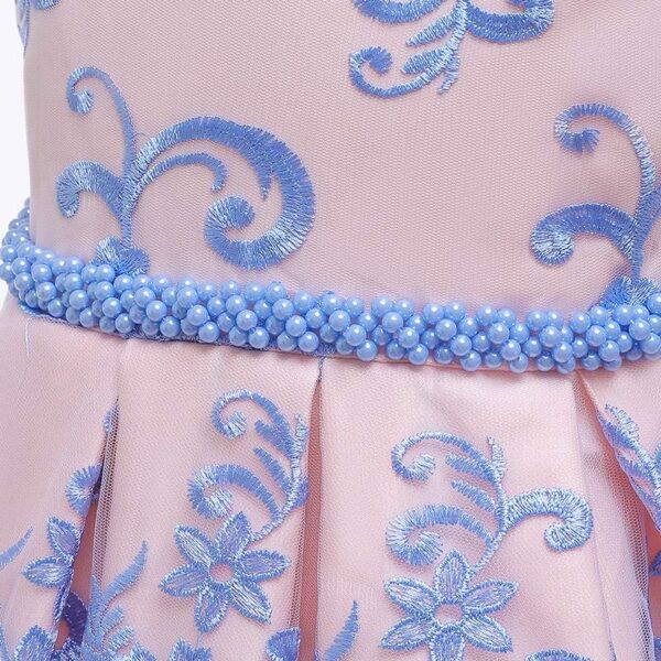 Flower girl dress | Girls Princess Ball Gown Party Dress Embroidered dress