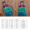 Toddler Mermaid Girl Princess Dresses, Girls Swimming Mermaid Tail Sets, Little Mermaid Tail Costume, Mermaid Birthday dress