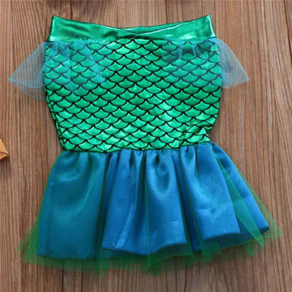 Toddler Mermaid Girl Princess Dresses, Girls Swimming Mermaid Tail Sets, Little Mermaid Tail Costume, Mermaid Birthday dress
