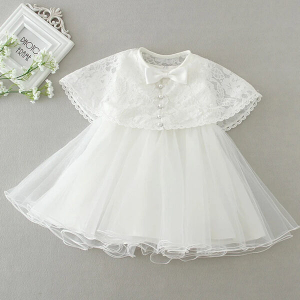 Christening gown, flower girl dress, Girls church dress, Baptism dress for baby girl, Toddler White dress, Christening Dress