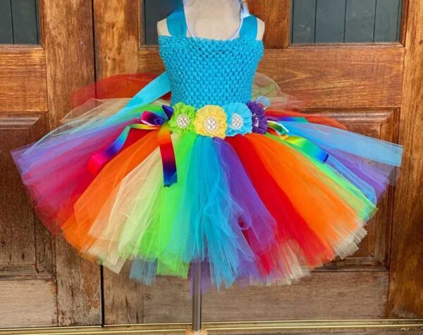 Rainbow Dress, Unicorn Tutu Dress, Girls Unicorn Dress, Girls Rainbow Dress, Unicorn Birthday dress, Unicorn Party Dress