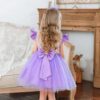 Flower girl dress, Lace Tulle dress, Purple Dress, Girls birthday dress, Girls Tutu Dress, Elegant Girl Dresses, Baby Girl Dress