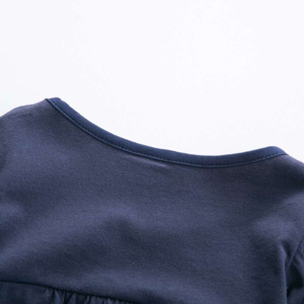 Butterfly Embroidered Dress for Girls ,Long Sleeve Rainbow Dress , Flower Dress