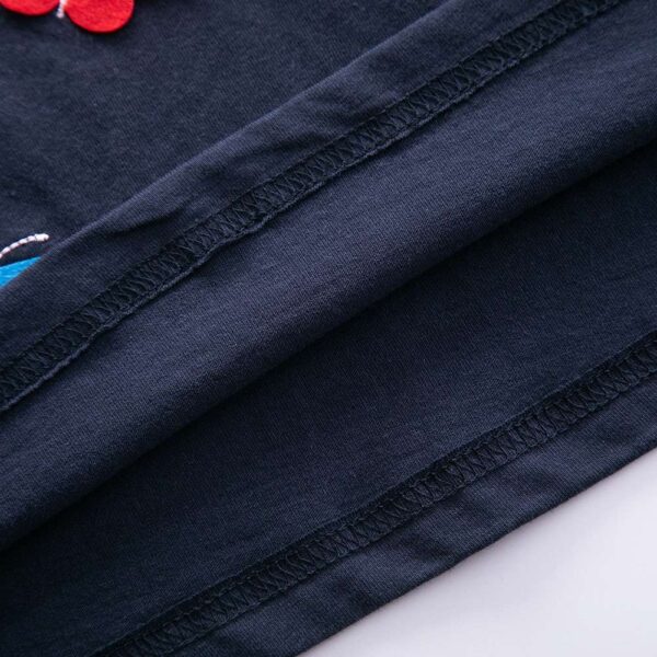 Butterfly Embroidered Dress for Girls ,Long Sleeve Rainbow Dress , Flower Dress