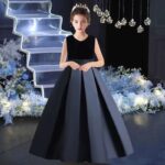 Piano Performances Dress, Girls evening Dress, Elegant dress for gratuation party, Farewell party Dress, girls Long Dress