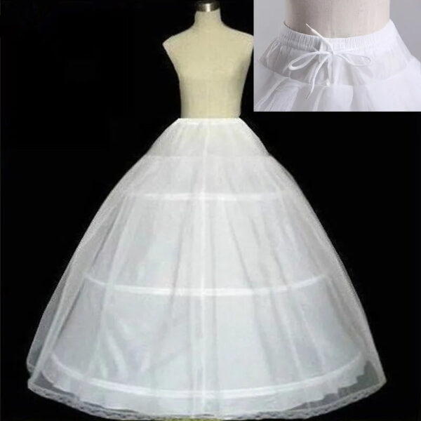 Bridal Wedding Petticoat Hoop Crinoline Prom Underskirt Fancy Skirt Slip Woman hoop skirt