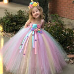 Girls Unicorn Tutu Dress, Girls Unicorn Dress, Unicorn Birthday dress, Unicorn Party Dress