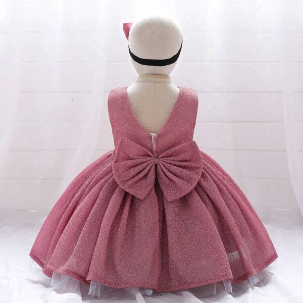 Lace Tulle Princess TUTU Girl Dress, Bridesmaid Fairy Dress, Big Bow children Dresses, Formal Ball Gown For Girl Child, Party Prom Dress