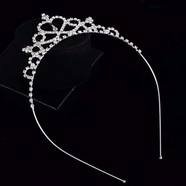 Crystal Rhinestone Crown Hair Bands For Kids Girl Headband Wedding Prom Tiaras Hair Jewellery Accessories
