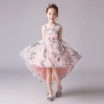 Flower Girl Dress | Evening Formal dresses | Wedding party Dress | girls trailing Dress | Puffy Dress for Toddler Girls Tutu Dress