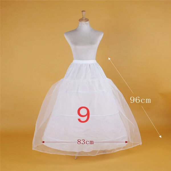 Bridal Wedding Petticoat Hoop Crinoline Prom Underskirt Fancy Skirt Slip Woman hoop skirt