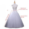 Elegant Floor-Length Petticoat – Hoopless Crinoline Underskirt for Wedding & Ball Gowns