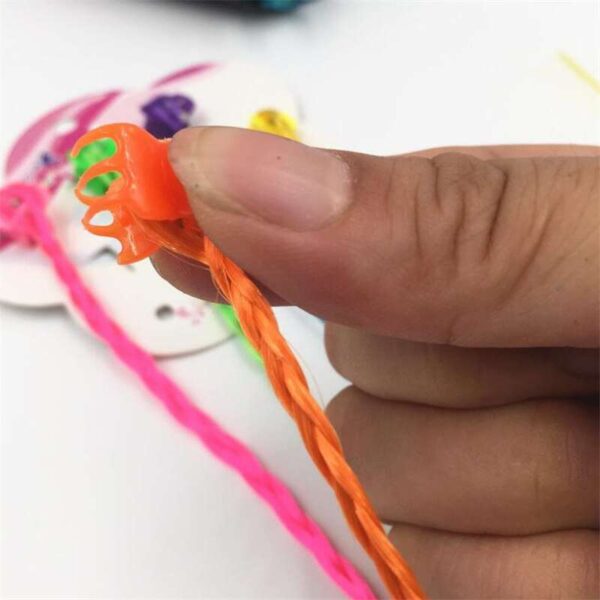 6pcs/set Colourful Hair Clips ,Hair Bands, Girls Colourful Wigs Hair Ornament Headbands