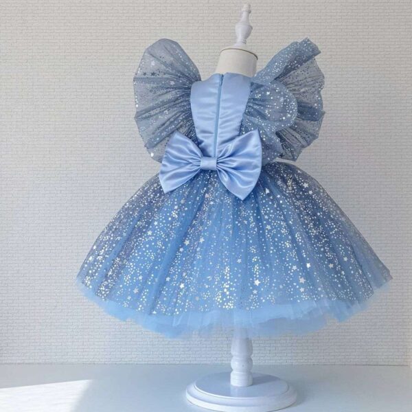 Elegant Girl Dresses, Sequins Princess Dress Baby Girl Birthday Party Dress, Girls Tutu Dress,Girls Fluffy Dress