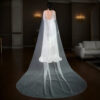 Elegant Bridal Capes & Veils – Pearl-Beaded Wedding Shawls & Cloaks with Long Train