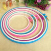 5 PCS Adjustable Plastic Embroidery Hoop Set - Cross Stitch Ring Frames, Durable Sewing Tools for Needlework Projects