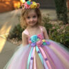 Girls Unicorn Tutu Dress, Girls Unicorn Dress, Unicorn Birthday dress, Unicorn Party Dress