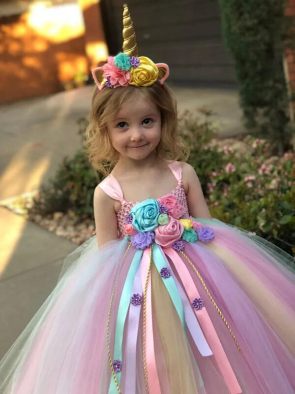 Girls Unicorn Tutu Dress, Girls Unicorn Dress, Unicorn Birthday dress, Unicorn Party Dress